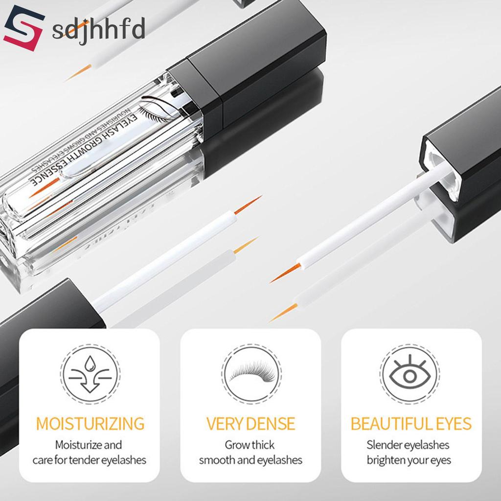 Eyelash Growth Serum Anti Eyelash Fall Off Nourishing Serum สําหรับขนตายาวหนาและคิ้ว