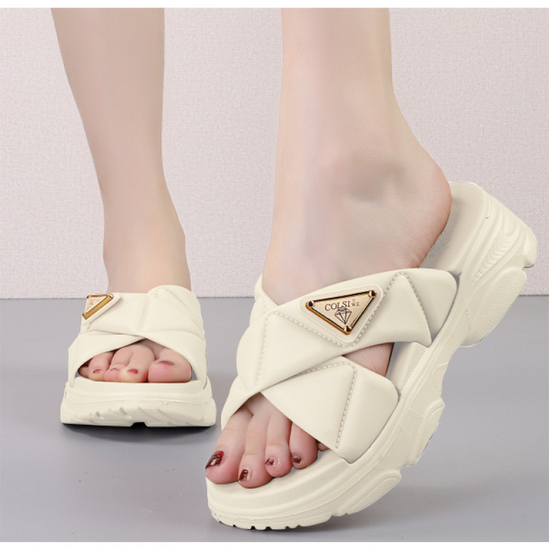 LxShop รองเท้าแตะแฟชั่นเกาหลี สวมใส่สบาย ระบายอากาศดี น้ำหนักเบาทึ้งไว้ใจ