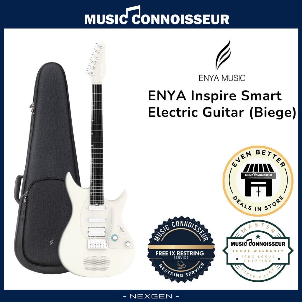 ENYA Inspire Smart Electric Guitar Beige