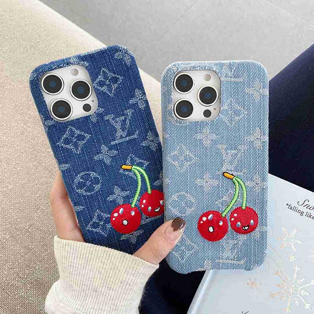 ผ้ายีนส์แฟชั่นหรูหราเคสโทรศัพท์สําหรับ ไอโฟน 14 15 16 17 มือโปร สูงสุด เคสกันกระแทก