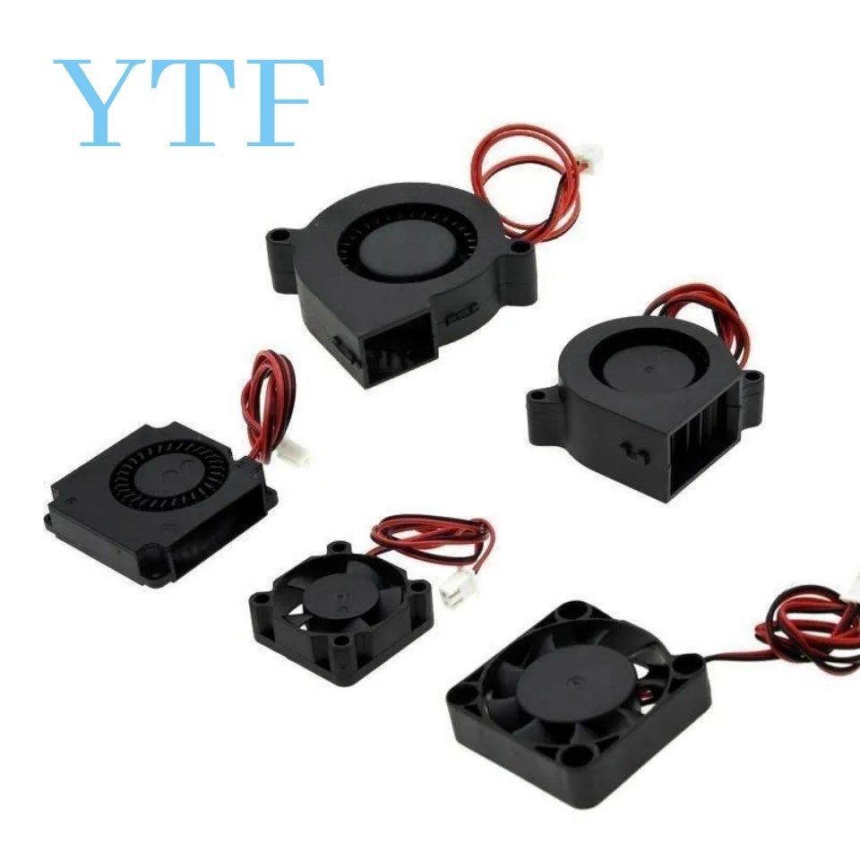 1pcs Cooling fan 3010 4010 5010 mm With 2Pin Dupont Wire Cooler Wire DC 5V 12V 24V Multiple options 