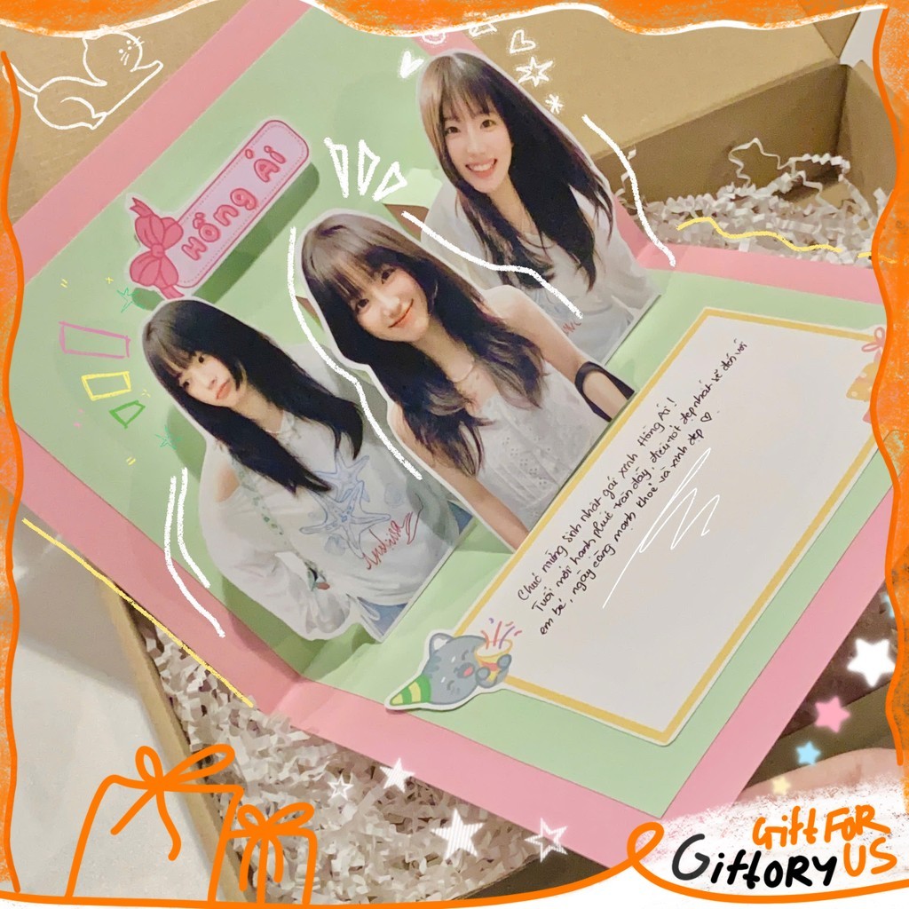 การ์ด POP-UP พร้อม 3d EMBOSSED PHOTOS พิมพ์ตามความต้องการ