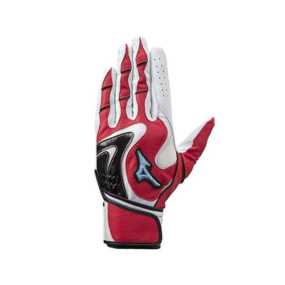 Japan Direct Mail Mizuno Mizuno Baseball Batting Gloves Hands Red x White x Black 24