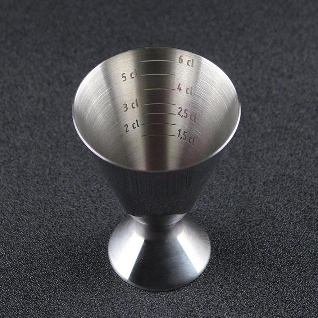 [svzfjuv] Bartending Jigger 2oz อุปกรณ์บาร์โลหะวัด Jigger สําหรับปาร์ตี้ผับคาเฟ่