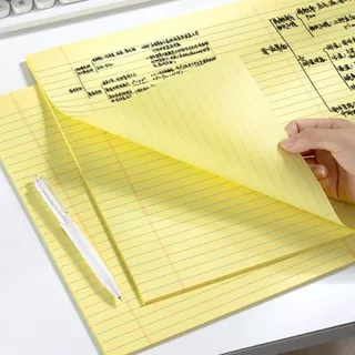 FULLHSE 50 แผ่นกระดาษร่าง,นักเรียนเขียนวางแผนความคิด A3 Notebook, หนาฉีกขาดได้ A3 Notepad สํานักงานโรงเรียน