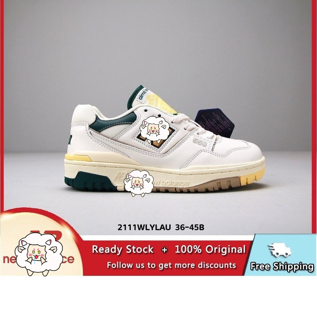 แฟชั่น New Balance รองเท้าผ้าใบ New Balance nb550 wt5 nb550 twy2 รองเท้าผ้าใบแฟชั่นผู้ชายฤดูใบไม้ผลิ