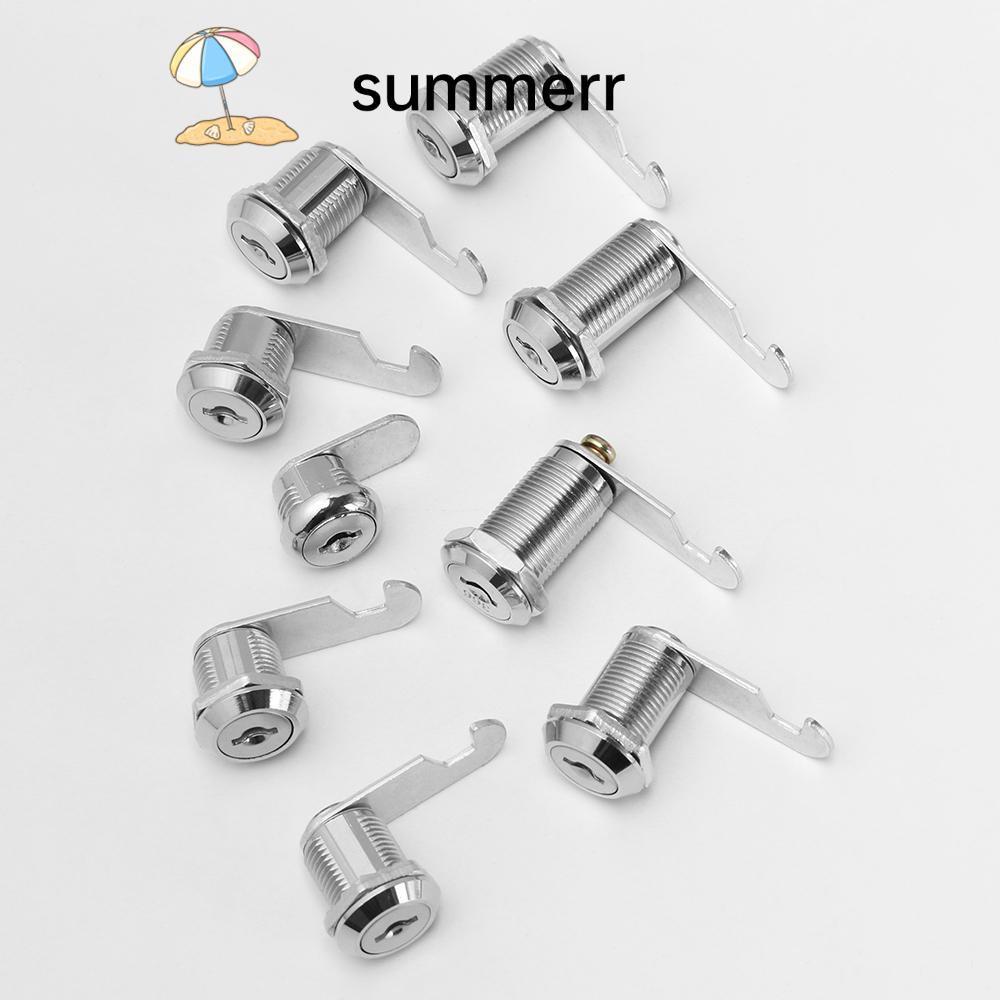 ฤดูร้อน 10/16/20/25/30 มม.ประตูล็อคกระบอกกล่องจดหมายมืออาชีพบ้านในร่มความปลอดภัยเฟอร์นิเจอร์ฮาร์ดแวร์ปลอดภัยตู้กุญแจ