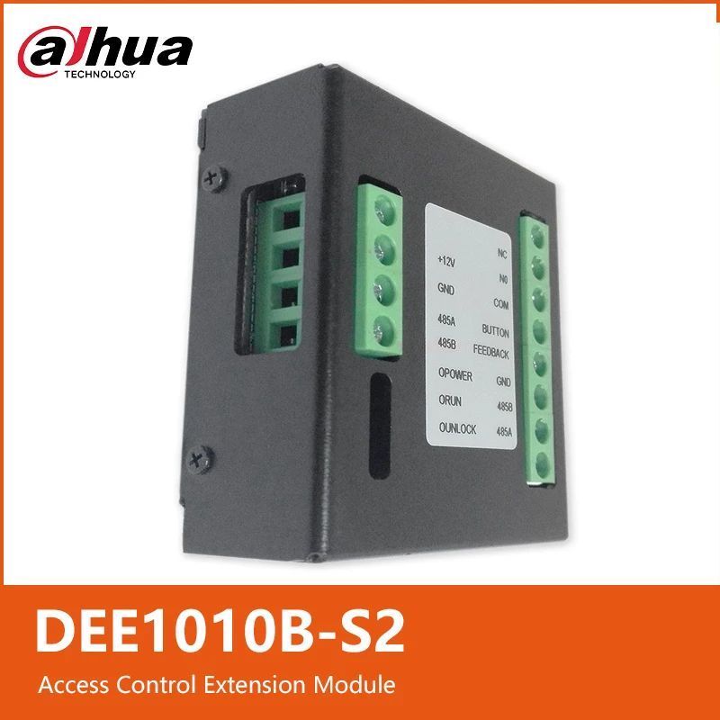 Dahua DEE1010B-S2 Access Control Extension รองรับ RS-485 การตรวจจับประตูเชื่อมต่อกับล็อคแม่เหล็กอิเล