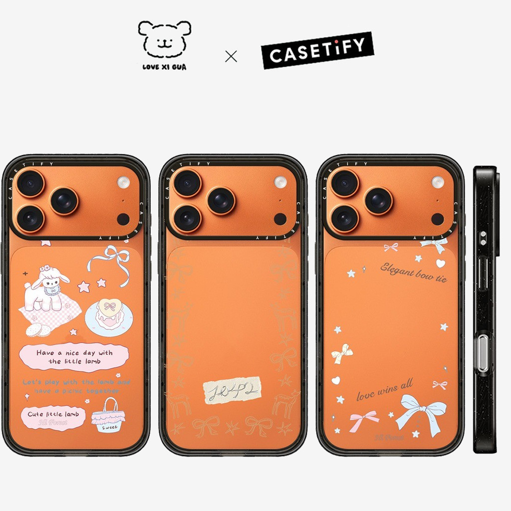 Forest Morning News INS โบว์อะคริลิคเคสโทรศัพท์สําหรับ IPhone 17 Pro Max 17Air 16 15 14 13 12 ปลอกกั