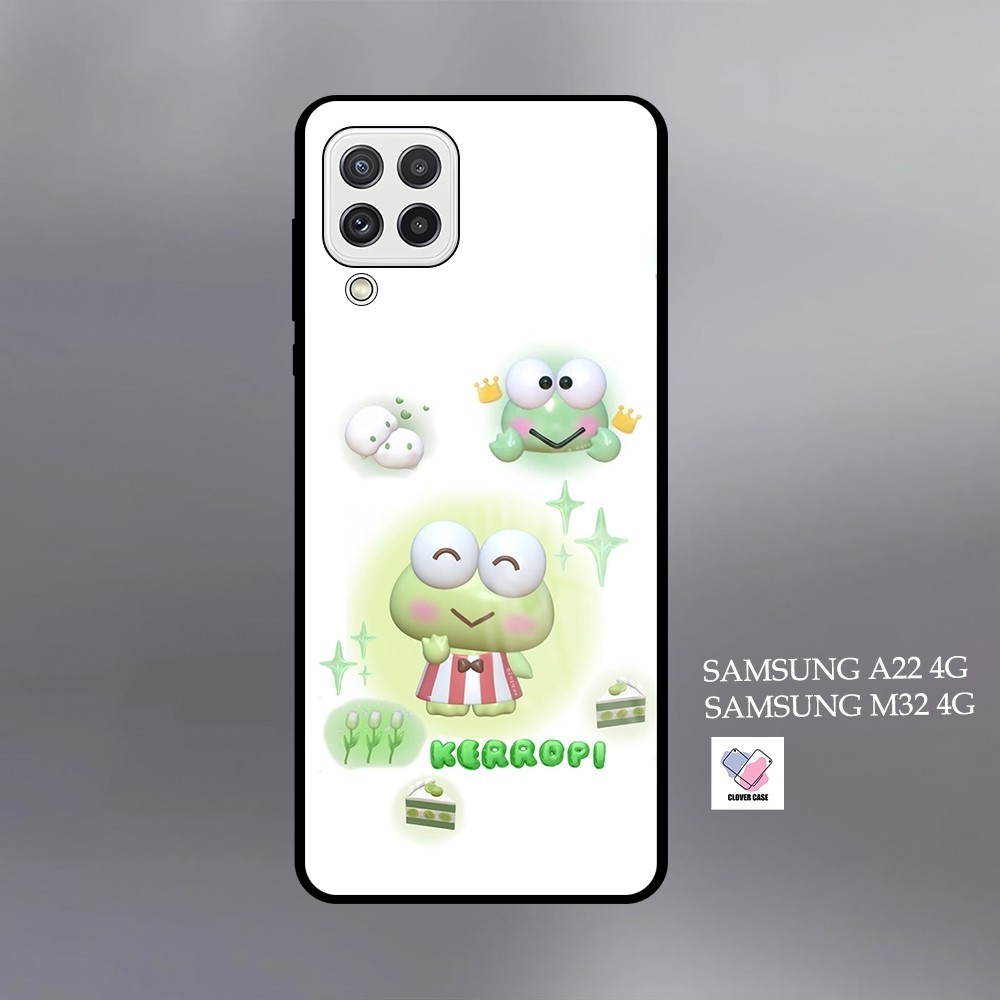 [KN76] SOFTCASE HARDCASE Glossy SHINY SAMSUNG A22 4G - A22 5G PREMIUM QUALITY KEROPPI MOTIF