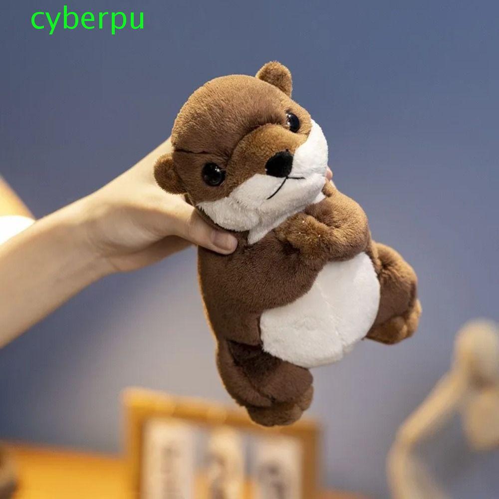 CYBERPULSE จําลองสวดมนต์ Otter Plushies ตุ๊กตา, ตุ๊กตา Otter Otter Plushie ของเล่นตุ๊กตา, Kawaii ตุ๊
