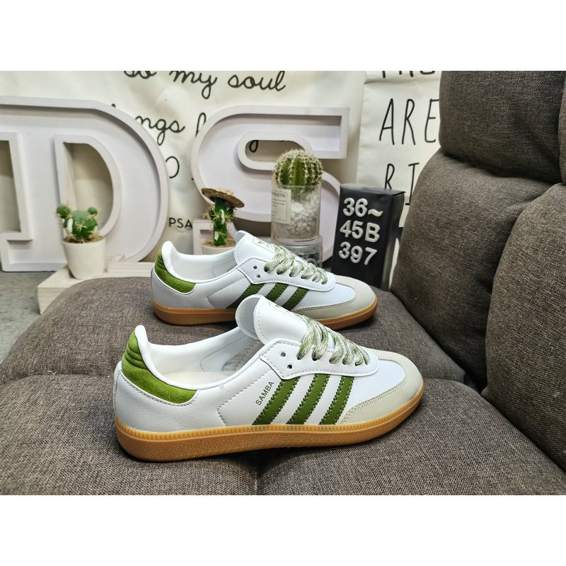 2025 ใหม่ Jes1352 Low-Cut Grass Green รองเท้ากีฬาลําลองและทันสมัยสําหรับทั้งชายและหญิง