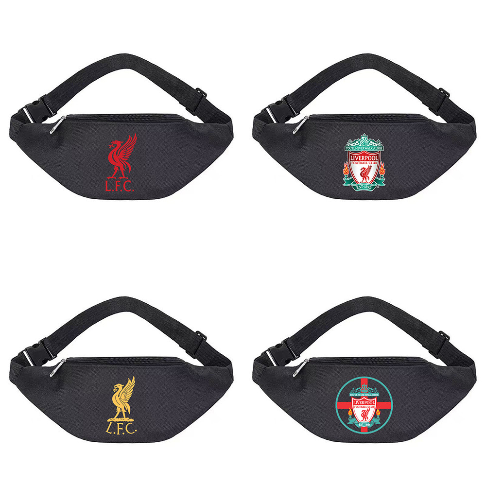 Haoyuan Liverpool Football Club Crossbody Bag สําหรับเด็กชายและเด็กหญิงกระเป๋าสะพายพิมพ์ลายนักเรียนเดินทางทุกวัน