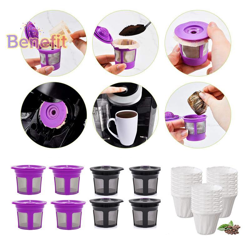 [Benefit] กระดาษทิ้งกระดาษกรองกาแฟสําหรับ Keurig Reusable K ถ้วยสําหรับเครื่องชงกาแฟ Keurig Universa