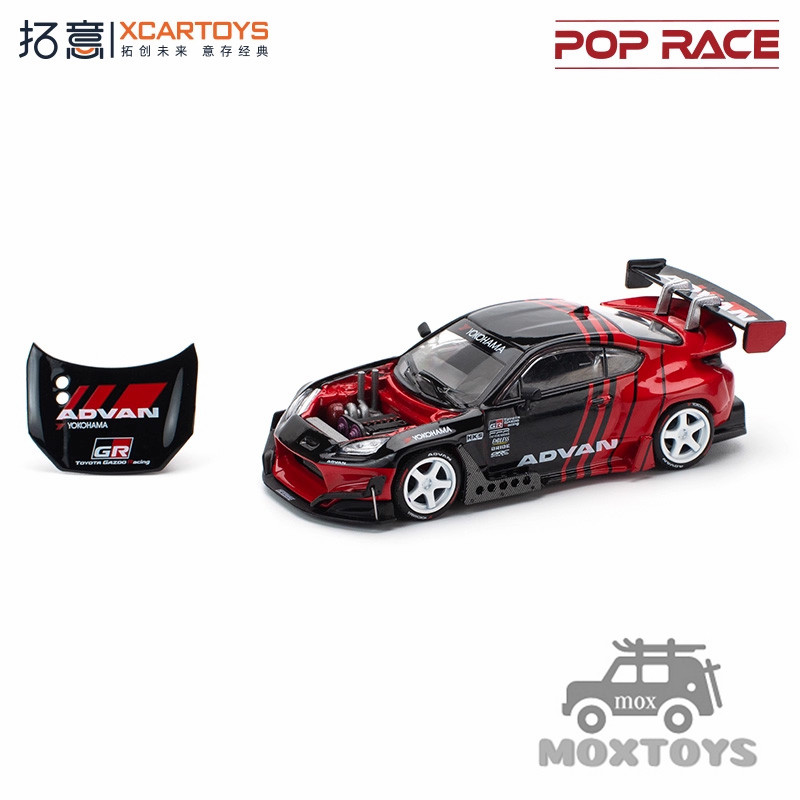 XCarToys x Pop Race 1:64 PANDEM GR 86 ADVAN รถโมเดลDiecast