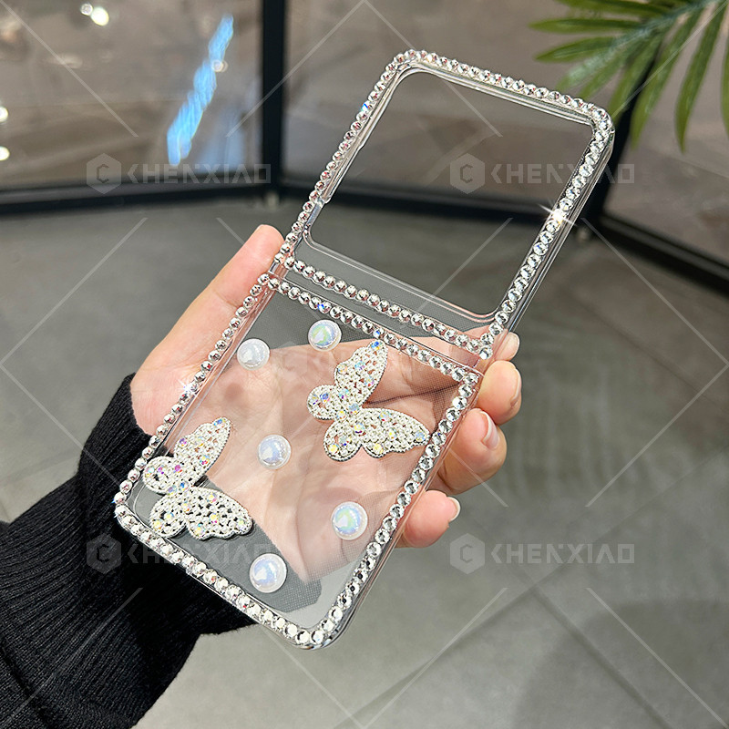 แฟชั่นผีเสื้อเพชร Shining Casing สําหรับ Infinix Zero รูปที่ 3