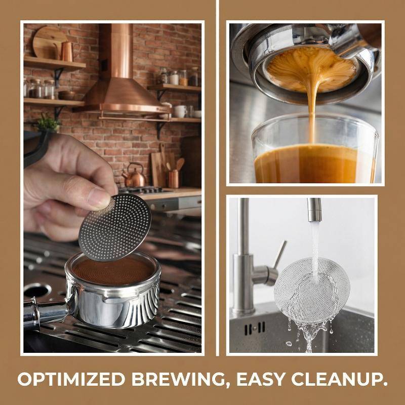 ABOVE Final สกัดกาแฟ Puck หน้าจอสําหรับ 51 มม.53 มม.58.35 มม.Portafilter Easy Maintenance Barista อุปกรณ์เสริม 1/5 ชิ้น TH