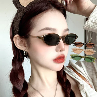 🕶️ แว่นกันแดดเรโทร ทรงโอวัล กรอบบาง กันUV400 หลายสี ใส่เท่ ใช้น้ำหนักเบา เหมาะขับรถ-ชายหาด ส่งไว