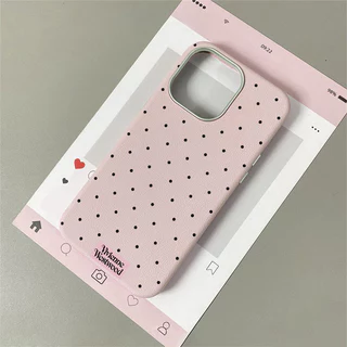 เคสไอโฟน 11 สำหรับ iPhone 17 16 14 15 12 13 Pro Max 16 15 7 8 14 Plus X XR XS ปกหนังลายจุดสีสันสดใสน่ารัก