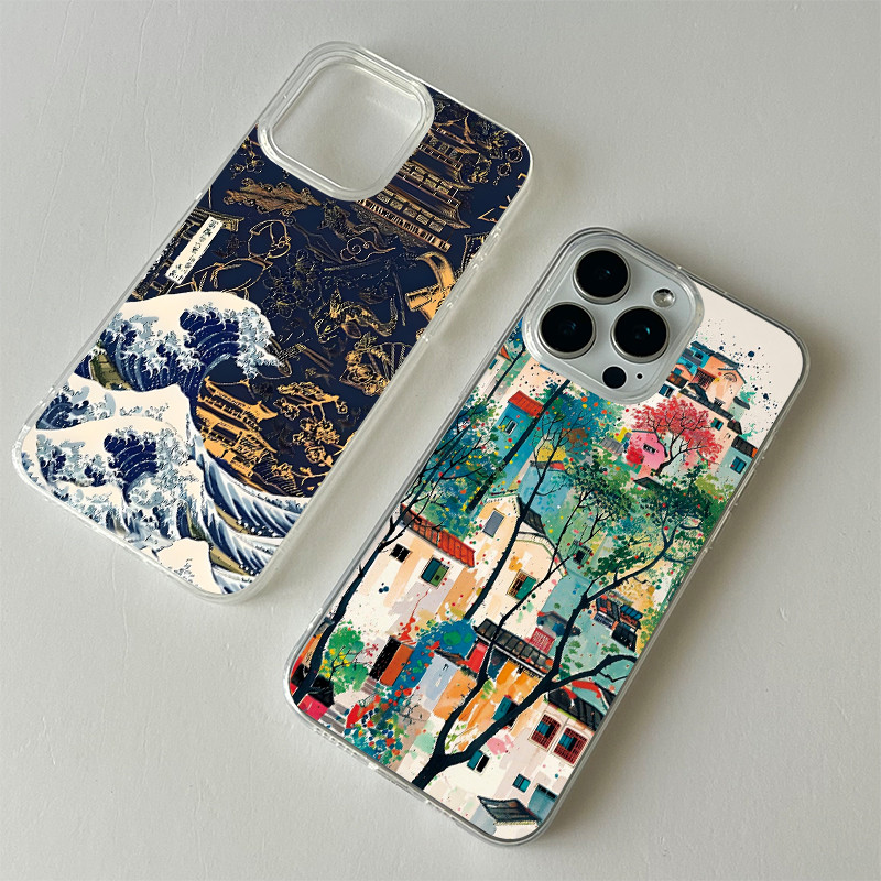 🌙KingMall🌙เคสผู้หญิงลายอวกาศน่ารักใสกันกระแทก OPPO A15 A16 A35 A54 A57 A77 A78 A79 A20เคสมือถือแฟชั่นสวยหรูพรีเมี่ยม