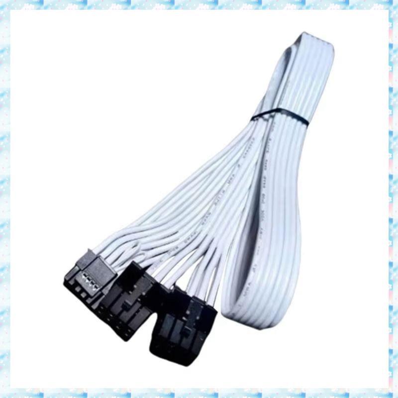 [RQMU] 30 ซม.16AWG PCIE 5.0 อะแดปเตอร์กราฟิกการ์ดสาย Dual 8Pin ถึง 16Pin PCIE5.0 12VHPWR สําหรับ RTX