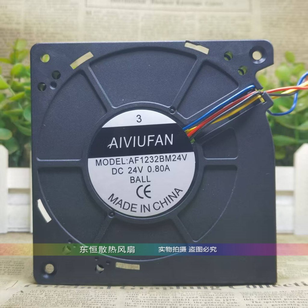 AIVIUFAN 12 ซม. 12032 24V 0.80A AF1232BM24V ผ้ากลองกลอง
