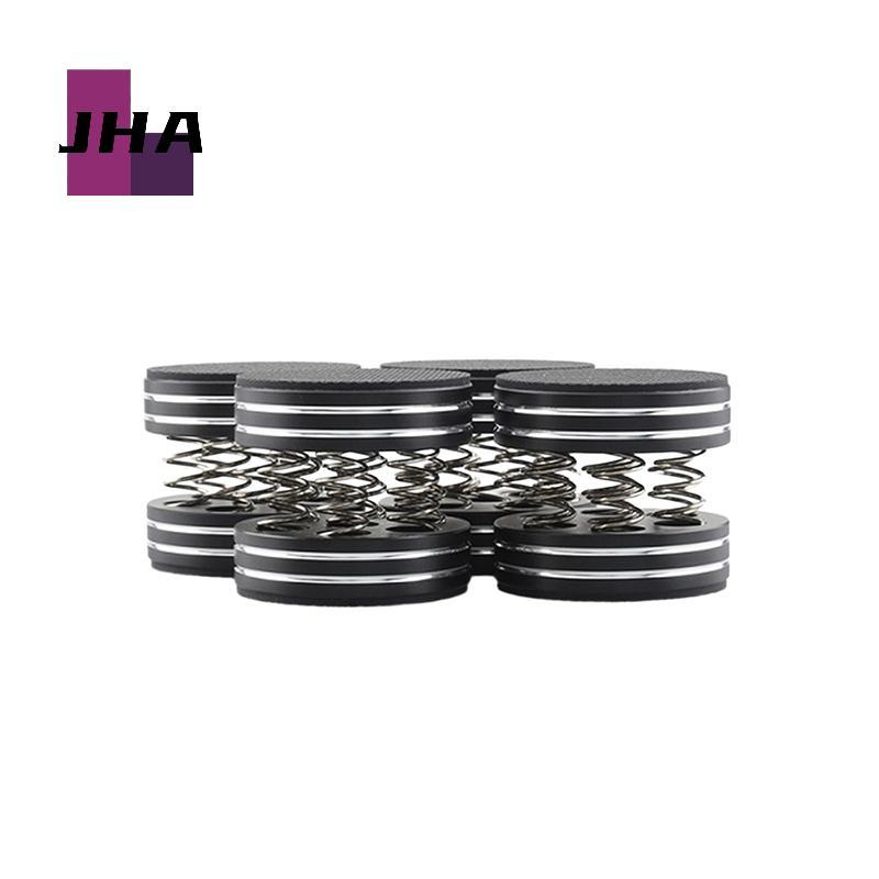 [JHA] 1 ชิ้น HiFi Sho Spikes อลูมิเนียมสปริง Damping Pad สําหรับ Audio CD HiFi เครื่องขยายเสียงลําโพง Turntable Player ใหม่