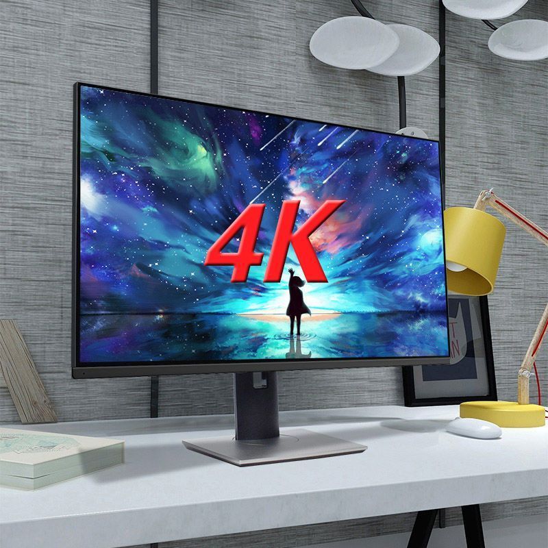 KHC 27/32 นิ้วจอคอมพิวเตอร์ 4k Ultra HD Frameless LCD Gaming Desktop Office หน้าจอ IPS