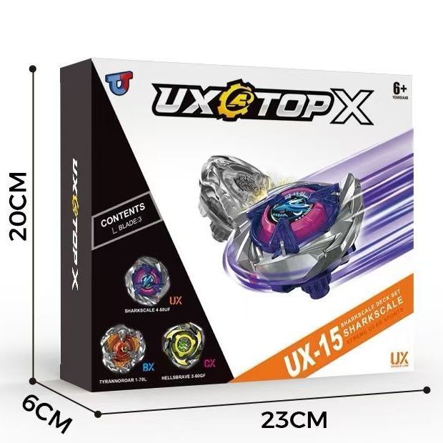 Beyblade ฟรี UX15 สามชุดเด็ก Beyblade Cool Beyblade ของเล่นเด็ก