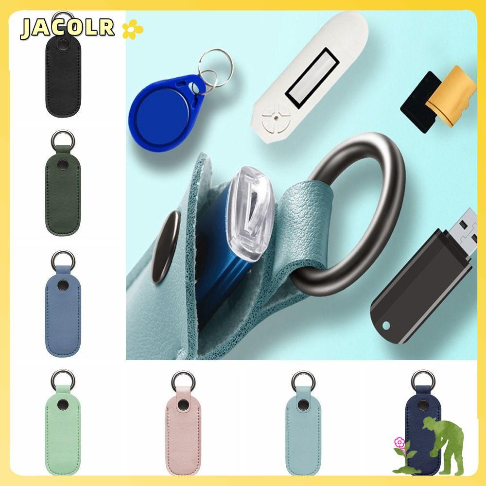 JACOLR U Disk Pouch Key Ring Pendrive Holder USB แฟลชไดรฟ์
