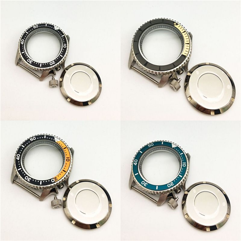 จัดส่งในวันเดียวกัน PARNSRPE 42MM ทดแทน SKX007 Seiko Case NH35A/NH36A อุปกรณ์เสริมนาฬิกาดําน้ํากรณี