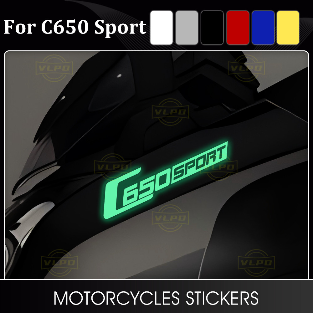 รถจักรยานยนต์เรืองแสงสติกเกอร์กันน้ํารูปลอกสําหรับ BMW C 650 C650 Sport C650SPORT 2015 2016 2017 201