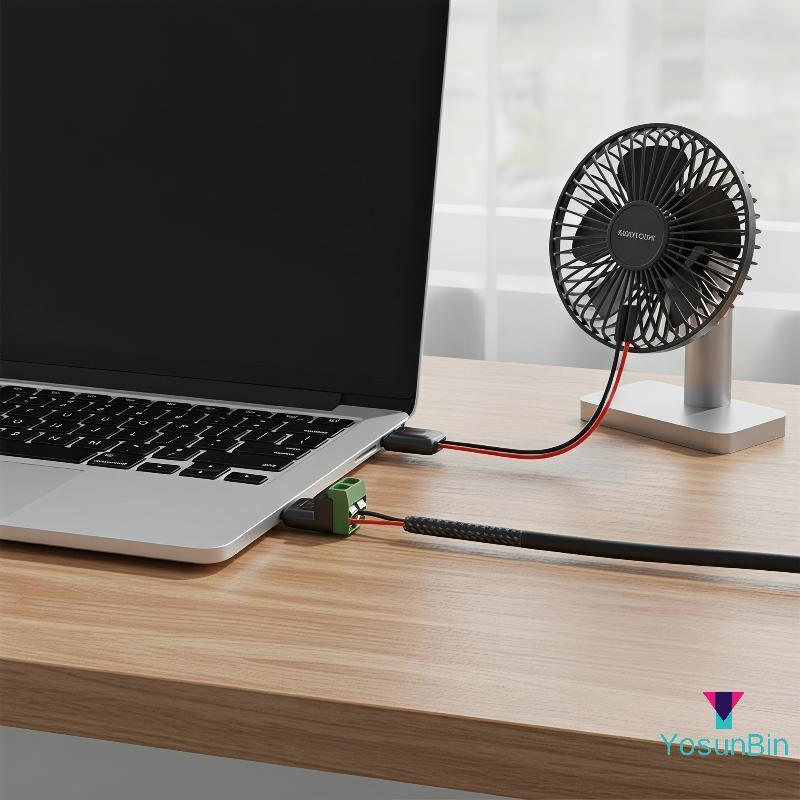 YosunBin] Solderless Type C Micro USB ถึง 2PIN Terminal Adapter ไม่มีบัดกรีต้องการสําหรับ DIY ซ่อมวงจรอิเล็กทรอนิกส์ใหม่