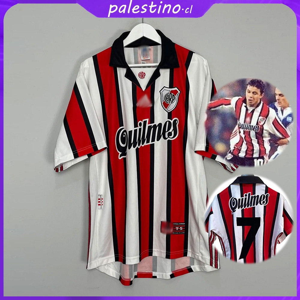 1999-2000 Retro Jersey River Plate Third Jersey เสื้อฟุตบอลหมายเลขปรับแต่ง