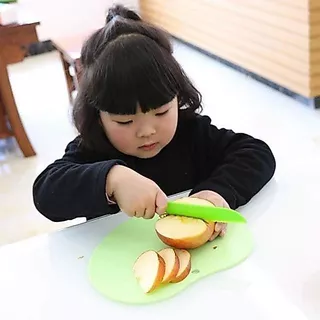 มีดพลาสติก​สำหรับเด็ก(1ชุดมี3ชิ้น) ​ มีดพลาสติกหั่นผักผลไม้