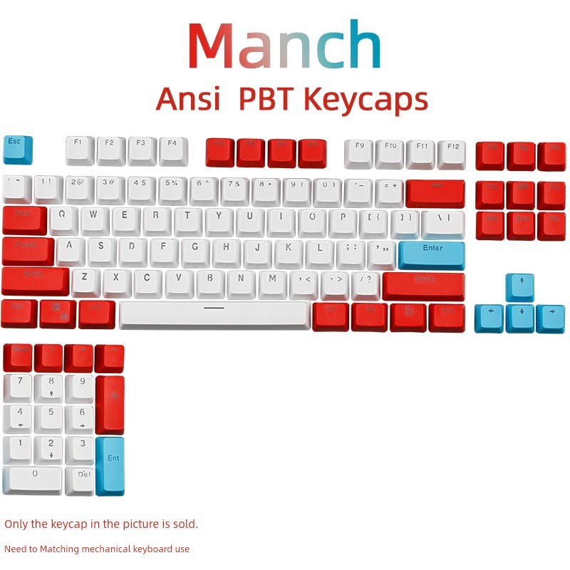 keycap anime keycap Aishi Frosted คีย์บอร์ดเครื่องกลโปร่งแสงฉีดสองสี