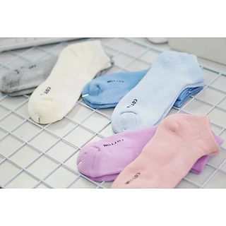 หนา2เท่า ถุงเท้าพื้นหนาข้อสั้น สีสด ผ้าCotton แท้คุณภาพดี ( แบบหนา ) สี : สีสดกว่า 30 สี