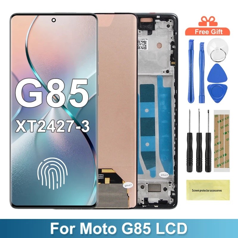 สําหรับ Motorola Moto G85 2024 XT2427 จอแสดงผล LCD Touch Screen Digitizer สําหรับ Moto G85 LCD หน้าจ