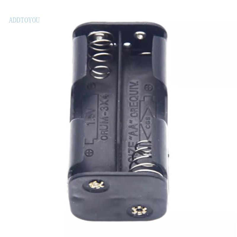 3C Group of 5 4xAA Holder Case Easy Replacement for Home Offices