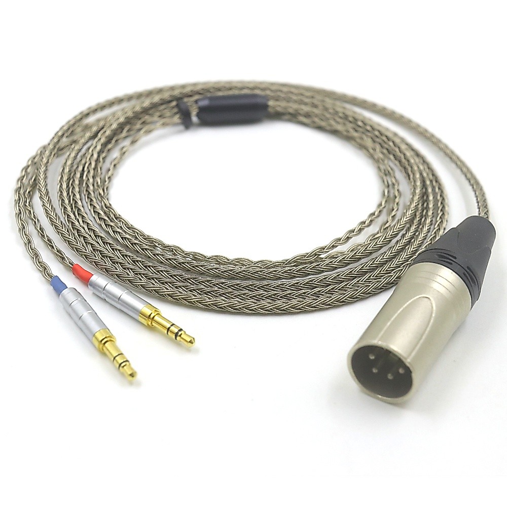 Hifi LUTZ 7N OCC Silver Plated Graphene สาย 16 แกนสําหรับ Dual 3.5 Hifiman Ananda sundara HE1000se H