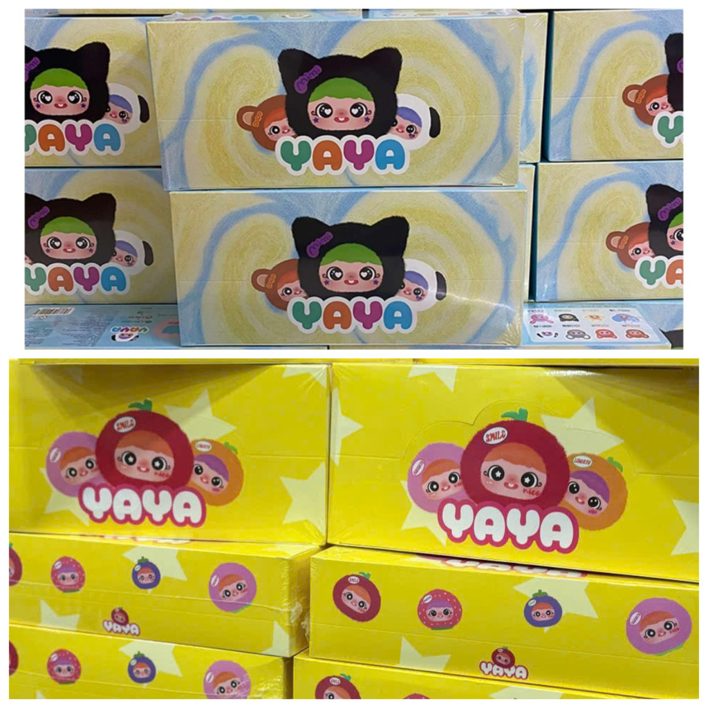 Blindbox YAYA BEAST V1/ FRUIT V2 เป็นพวงกุญแจห้อยกระเป๋า