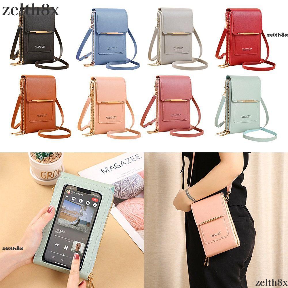 ZELTH RFID กระเป๋ากันขโมย RFID กระเป๋าสะพายข้างผู้หญิง