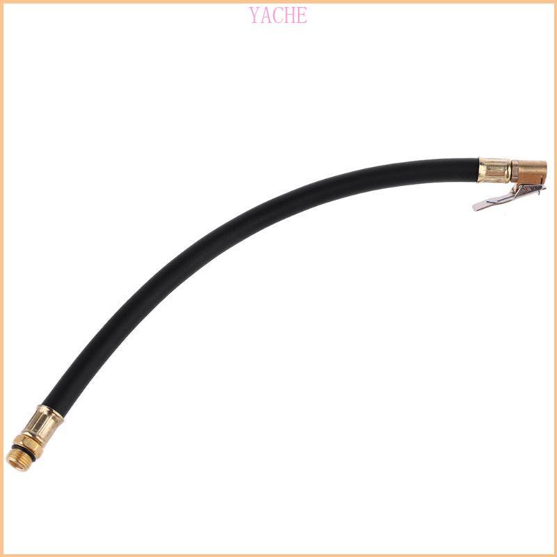 JACHE 32 ซม. 12 6in ยาวยาง Inflator ท่ออะแดปเตอร์สําหรับสกรูบิดบนแปลงเพื่อล็อคบนการเชื่อมต่อล็อคบน Air Chu