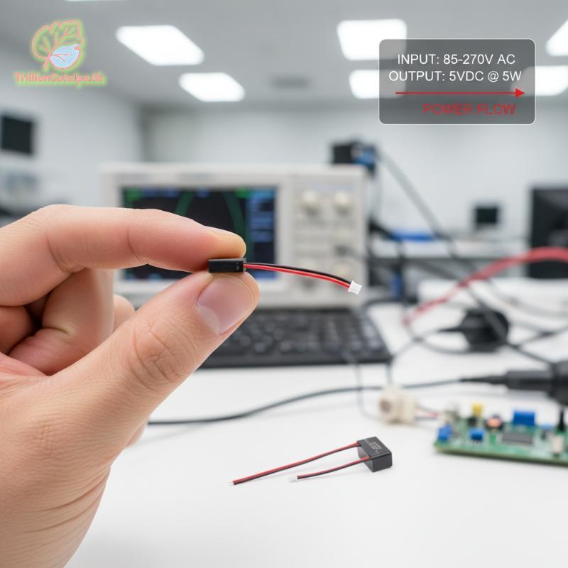 TrillionCatalpa 220V ถึง DC 5V 1A 12V 5W Isolated สวิทช์โมดูล Low Ripple ความแม่นยําสูงไดร์เวอร์สําห