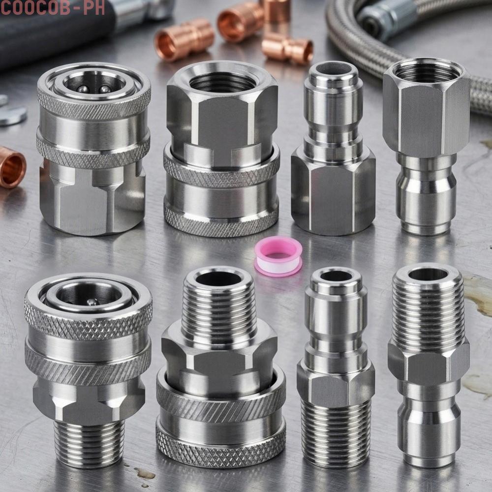 3/8 NPT Quick Connect วัสดุป้องกันสนิม Abrasion Resistance Build