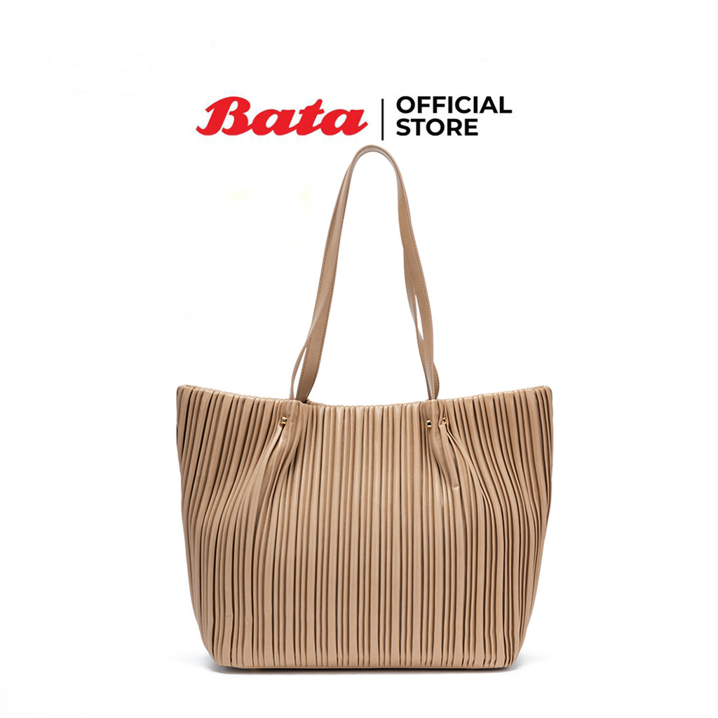 Bata บาจา กระเป๋าสะพายไหล่ ใบใหญ่ สำหรับผู้หญิง รุ่น ANALA สีน้ำตาล 9243066 สีชมพู 9245066