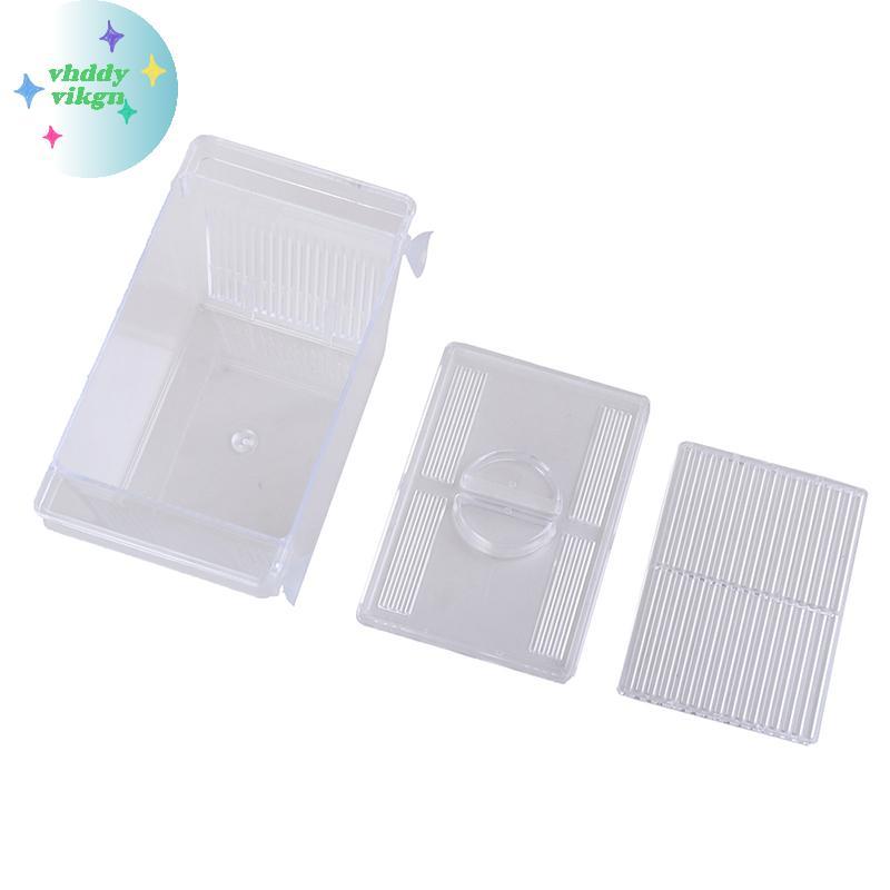 VHDD Aquarium Fish Tank Guppy Double Breeding Breeder Rearing Trap Box Hatchery VN