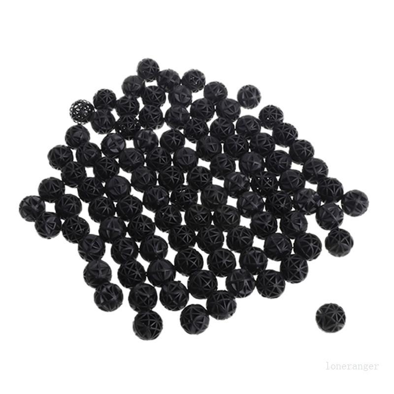 Lanner 100 ชิ้น Bio Balls กรอง Media 0 6 นิ้วขนาดเล็ก Bio สําหรับ Pond Filter Bio Balls เหมาะสําหรับ