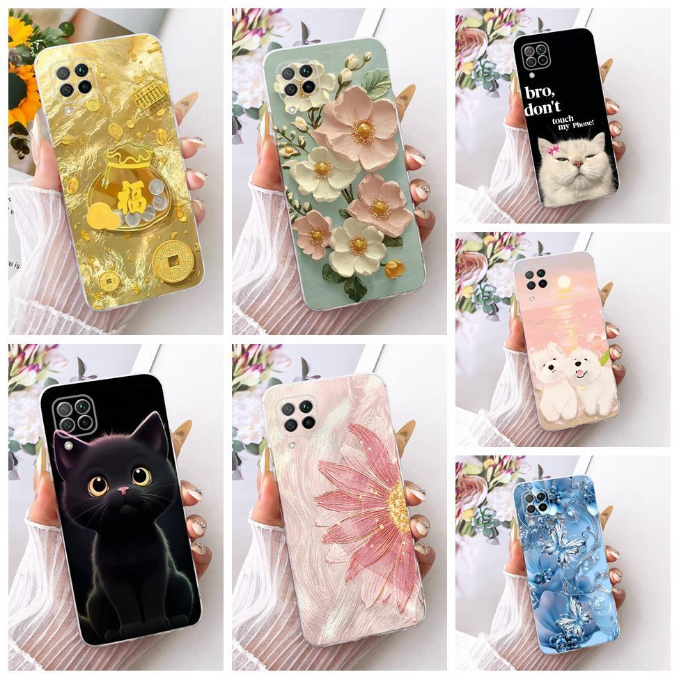 Clear สําหรับ Huawei Nova 7i กรณีน่ารักการ์ตูนแฟชั่นผีเสื้อตลกทาสีสําหรับ Huawei JNY-LX2 JNY-L22B JN
