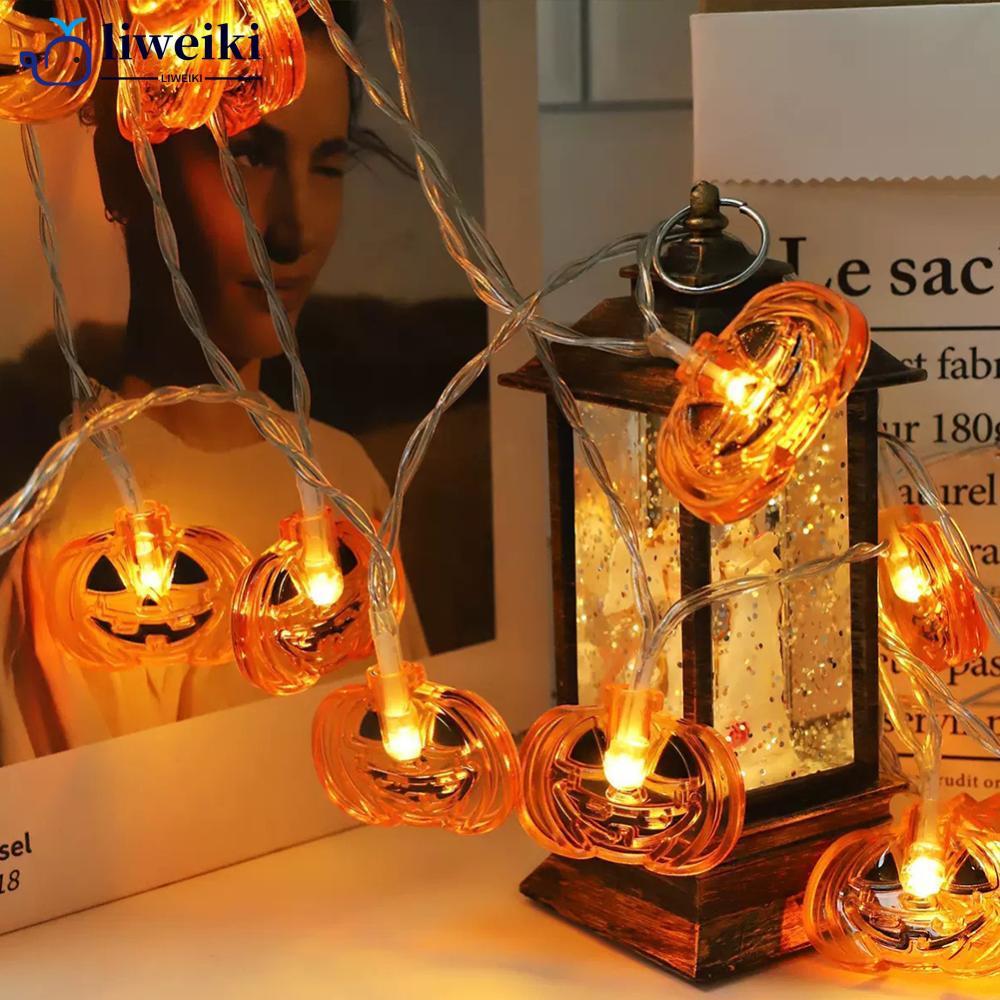 LIWEKI 10/20/40LED ฮาโลวีน LED Fairy Tale ไฟแบตเตอรี่ดําเนินการเทศกาลวันหยุด String ไฟสําหรับ Home P